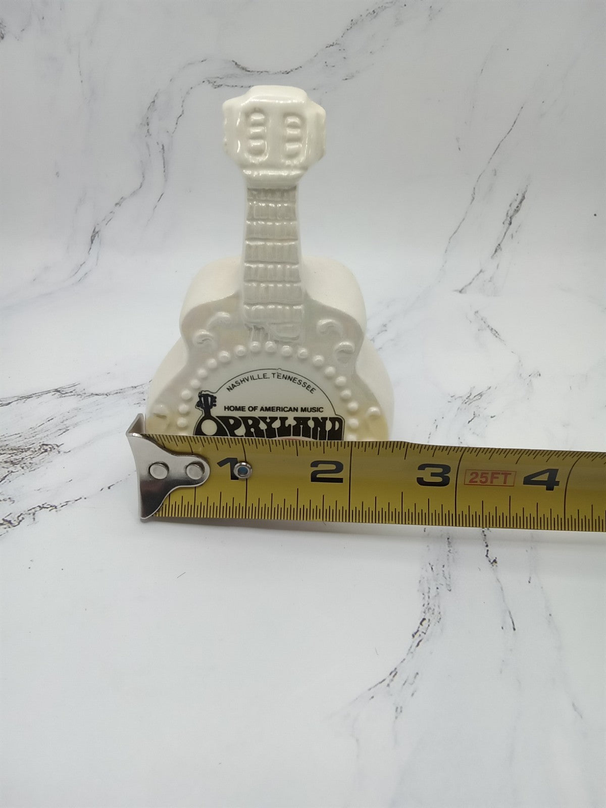Opryland Guitar Miniature Glass Bell Collectable Souvenir Travel Memorabilia
