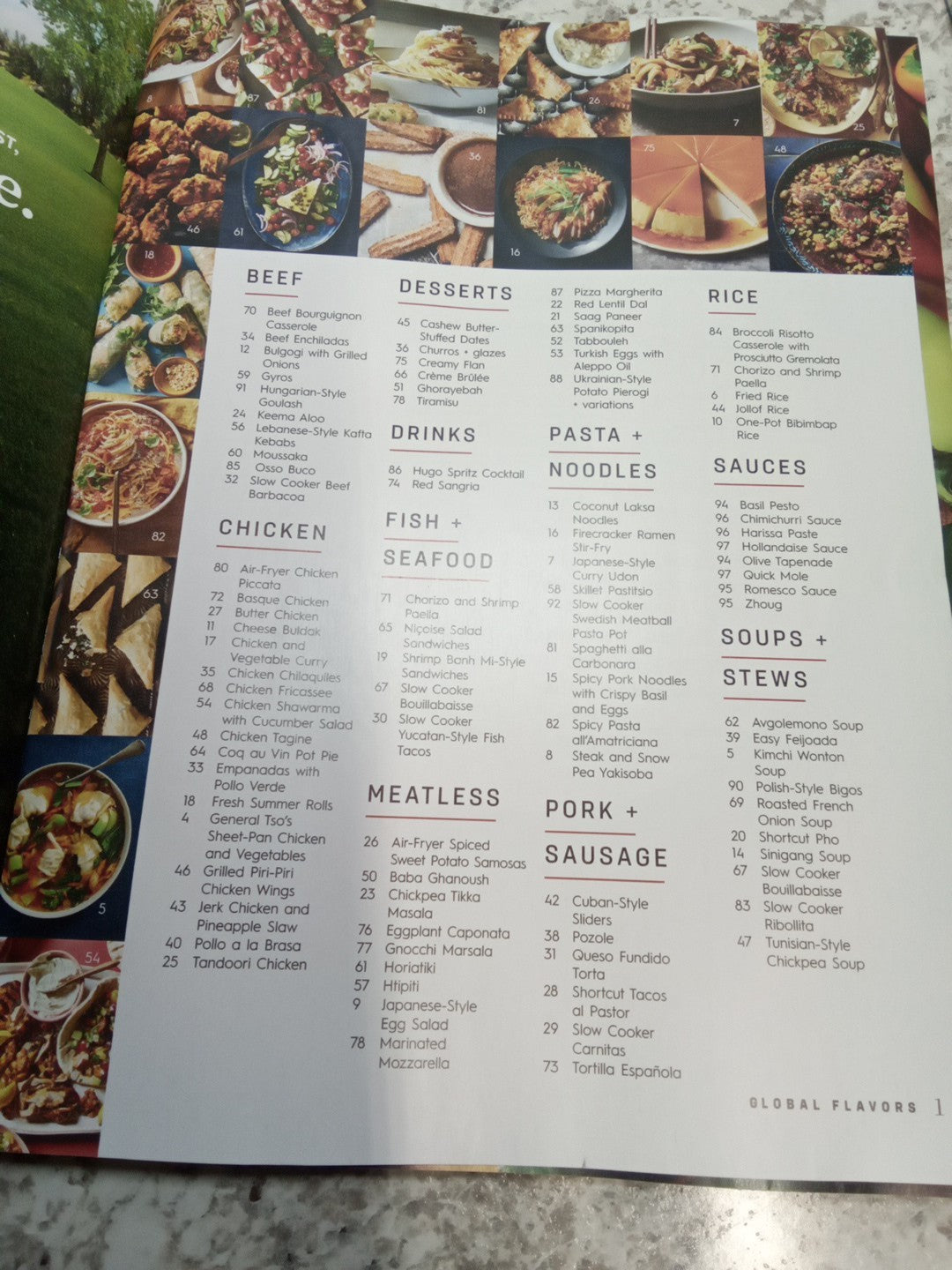 better homes and gardens Global Flavors Magazine