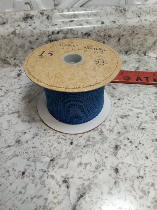 Robert Stanley Collection Blue Floral Ribbon