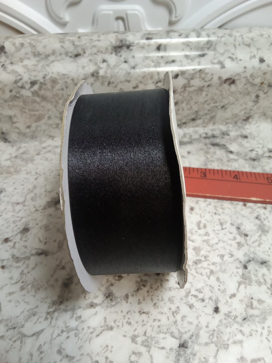 Black Ribbon 1.5 In By 18 Ft Polyester
