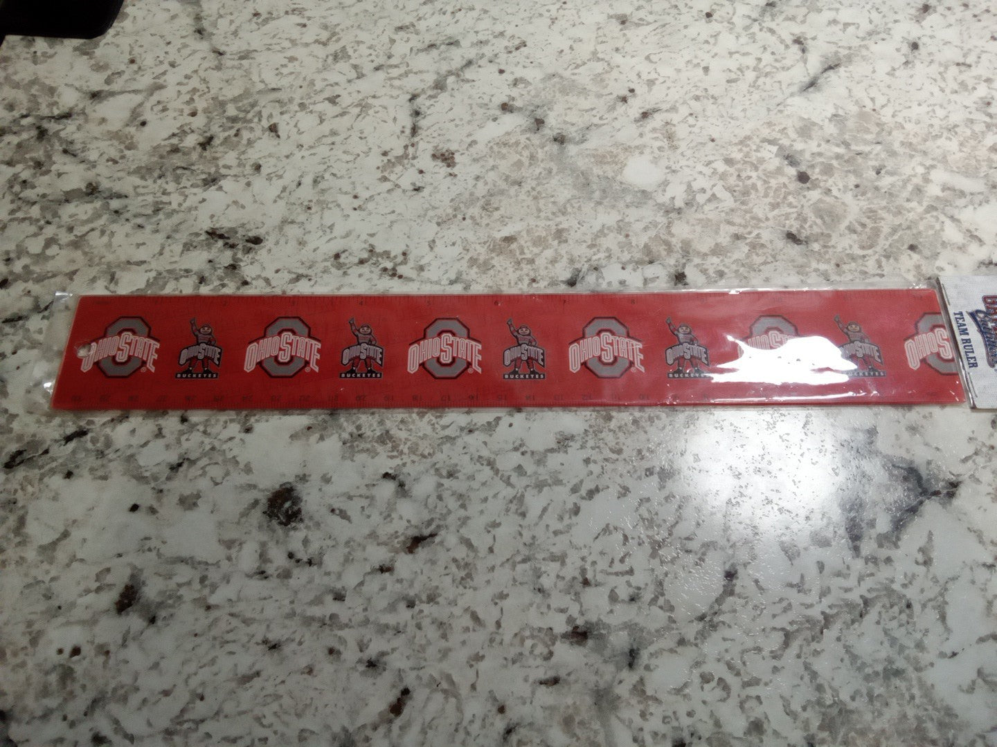 Ohio State Plastic Ruler 12 Inch