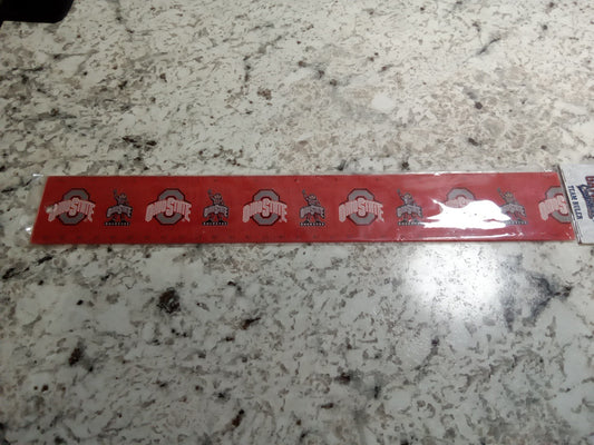 Ohio State Plastic Ruler 12 Inch