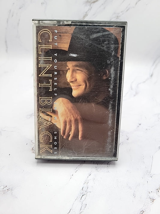 Clint Black “Put Yourself in My Shoes” (Cassette, 1990) Country Vintage Tape